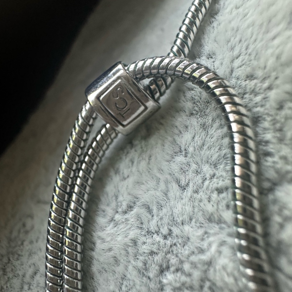 Touchstone Crystal Adjustable Blue Statement Neck… - image 7